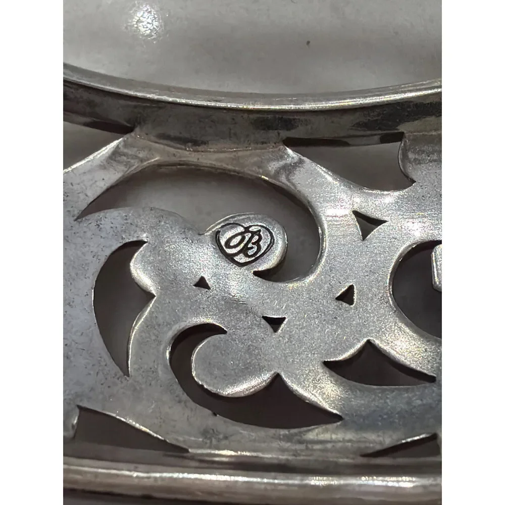 Brighton Scroll Filigree Cuff Bracelet Silver One Size